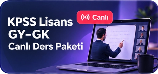 KPSS Lisans GY-GK Canlı Ders Paketi 2026
